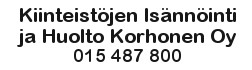 Kiinteistöjen Isännöinti ja Huolto Korhonen Oy logo